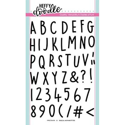Heffy Doodle Clear Stamps - Rascal Alphabetters